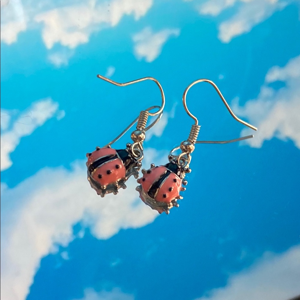 Ladybug earrings